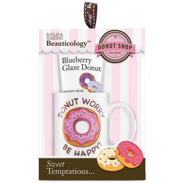 Baylis & Harding Beauticology Blueberry Glaze Donut Mug Gift Set