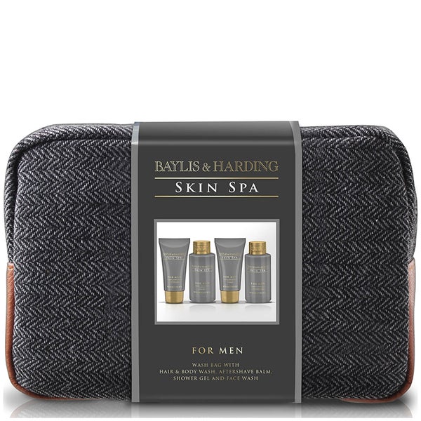 Baylis & Harding Skin Spa Amber & Sandalwood Wash Bag Gift Set