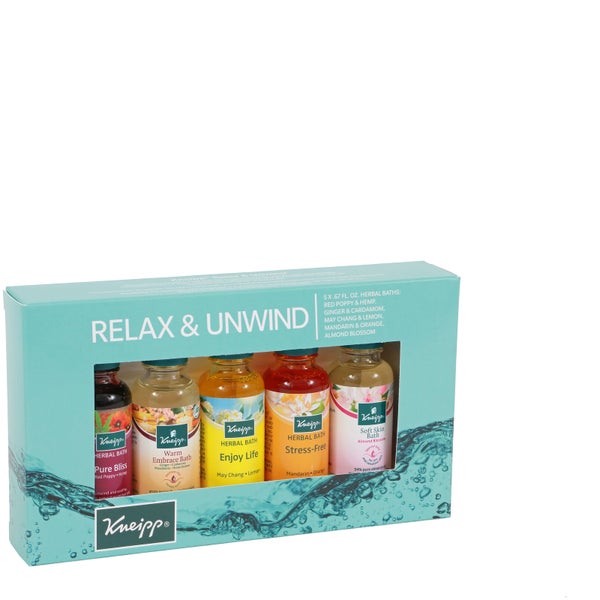 Kneipp "Relax & Unwind " Bath Oils Collection - 5x.67 fl oz (Set of 5)