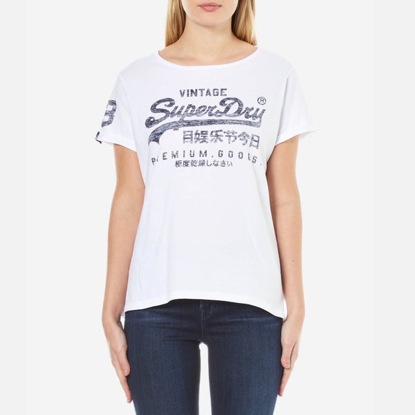 Superdry Women's Premium Goods T-Shirt - Optic