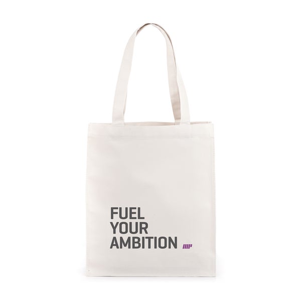 Спортивна сумка від Myprotein з гаслом "Fuel Your Ambition"