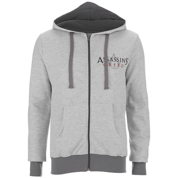 Assassin's Creed Men's Logo Zip Hoody - Sport Grey