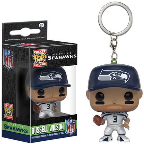 NFL Russell Wilson Pocket Pop! Keychain