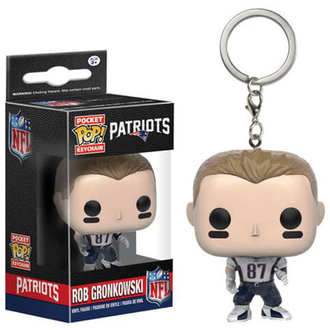 NFL New England Patriots Rob Gronkowski Funko Pop! Keychain