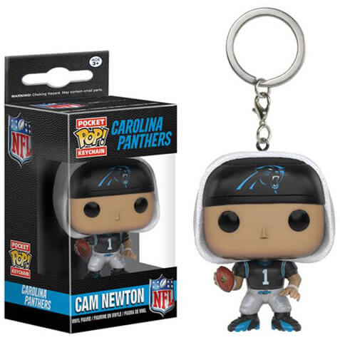 NFL Cam Newton Pocket Pop! Vinyl Schlüsselanhänger