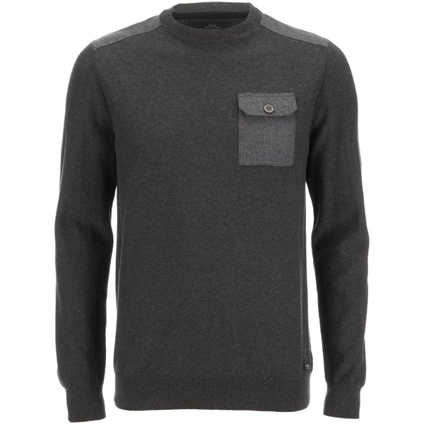 Pull Threadbare pour Homme Karlson -Gris Chiné