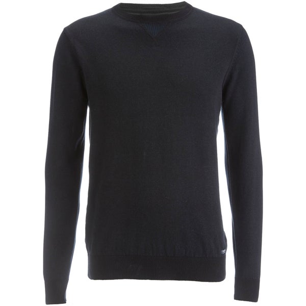 Pull Threadbare pour Homme Tommy Coton Casual -Noir