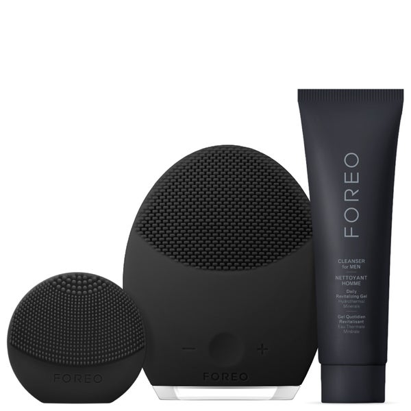 FOREO Holiday Complete Male Grooming Kit - (LUNA 2, LUNA play) Midnight (Worth £215)