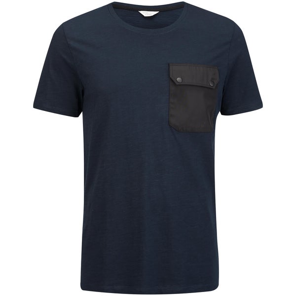 T-Shirt Jack & Jones Core Mule Pocket -Marine