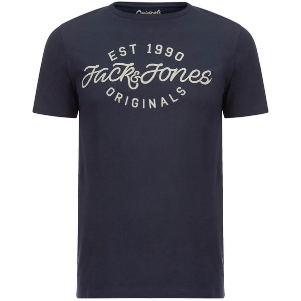 T-Shirt Originals Finish Jack & Jones -Marine