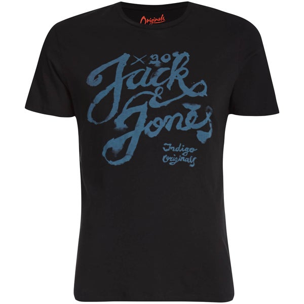 T-Shirt Homme Originals Miller Jack & Jones -Noir