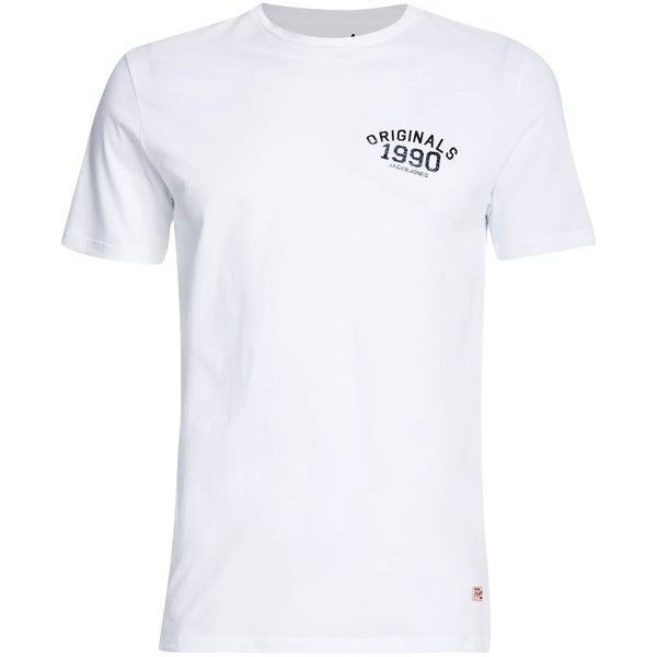 T-Shirt Homme Originals Lights Jack & Jones -Blanc