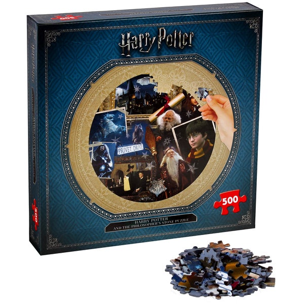Harry Potter and the Philosopher's Stone Round Kids' Puzzle (500 Pieces)