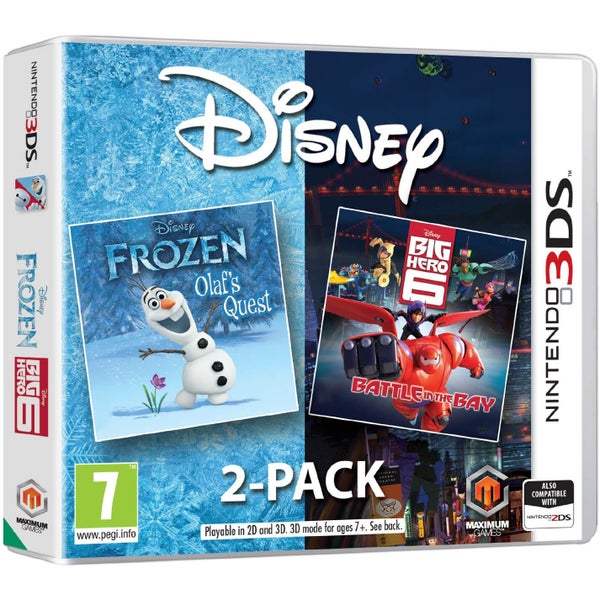 Disney Frozen/Big Hero 6 3DS Double Pack