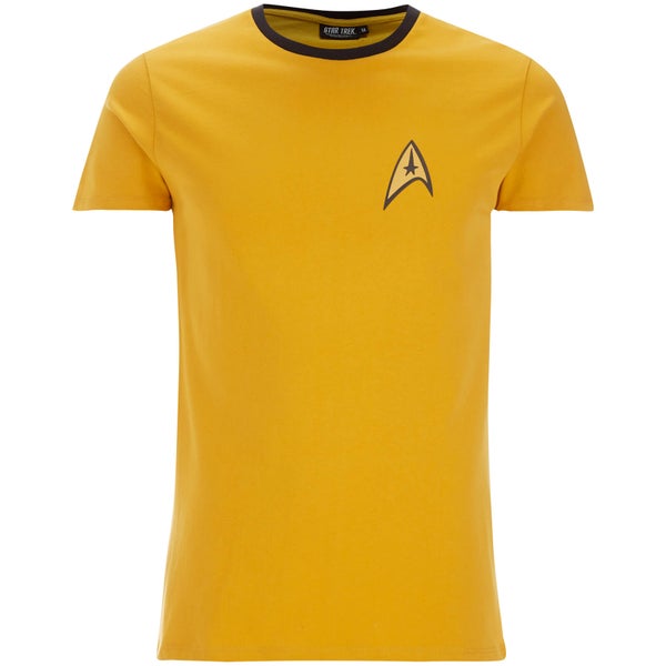 T-Shirt Homme Star Trek Uniforme Ingénieur - Jaune