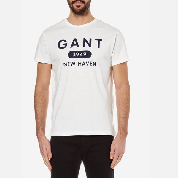 GANT Men's Athletics T-Shirt - Eggshell