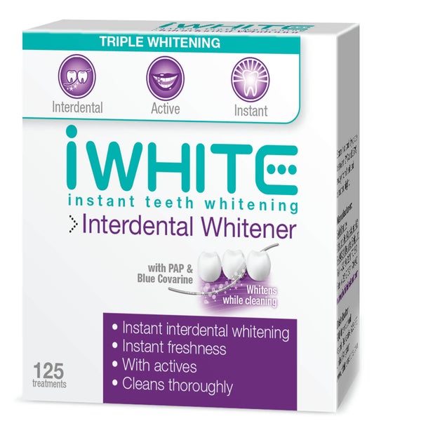 Fio Dental Instant Interdental Whitener da iWhite - 125 Tratamentos