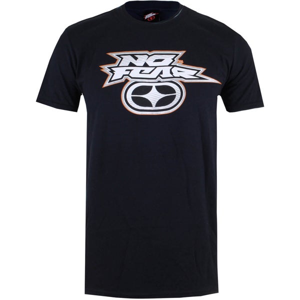 No Fear Men's Reflective Logo T-Shirt - Black