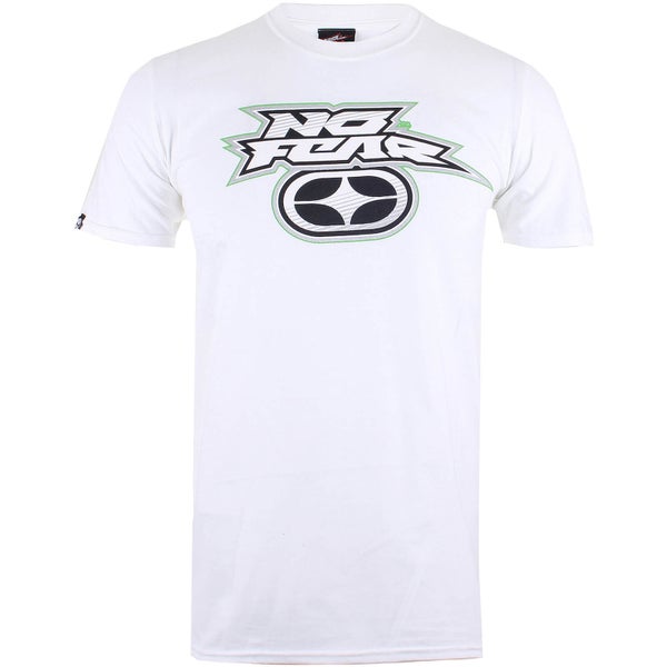 No Fear Men's Reflective Logo T-Shirt - White