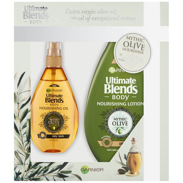 Garnier Ultimate Blends Body- Nourrissant à l’Olive Mythique Coffret Cadeau