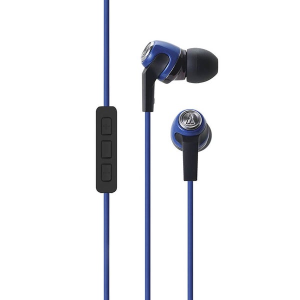 Audio-Technica Sonic Fuel Earphones with Mic - Blue