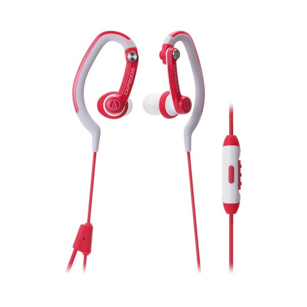 Écouteurs Audio-Technica Sports Hook -Rouge