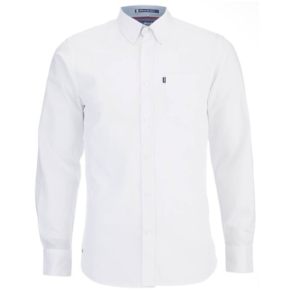 Le Shark Men's Hartford Long Sleeve Shirt - Optic White