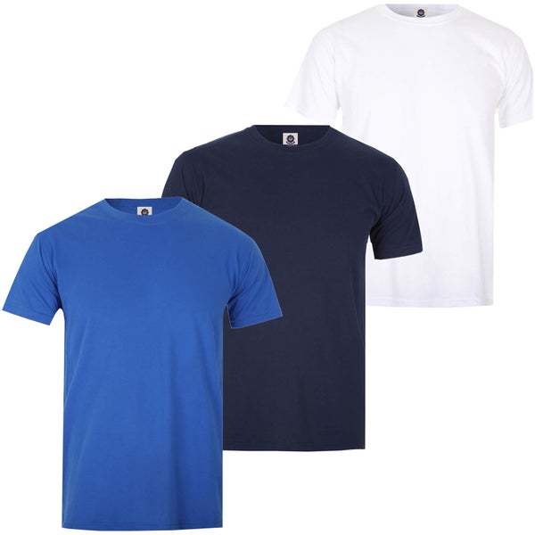 Varsity Team Players Men's T-Shirt 3 Pack - Royal/Navy/White