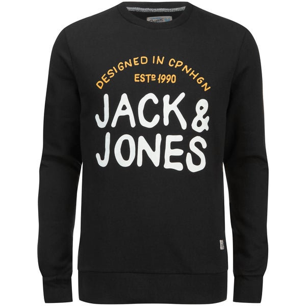 Jack & Jones Men's Originals Sweep Sweatshirt - Black