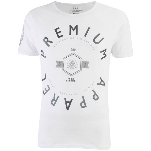 T-Shirt Homme Kinetic Col Rond Smith & Jones -Blanc