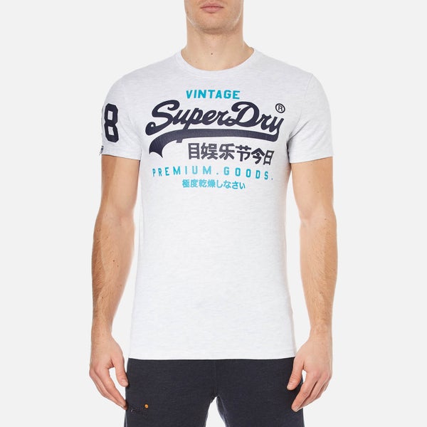 Superdry Men's Premium Goods Duo T-Shirt - Ice Marl