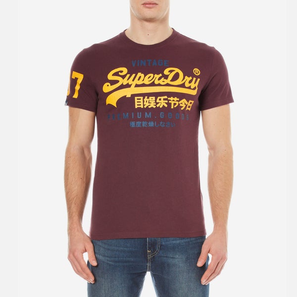Superdry Men's Premium Goods Duo T-Shirt - Royal Blood