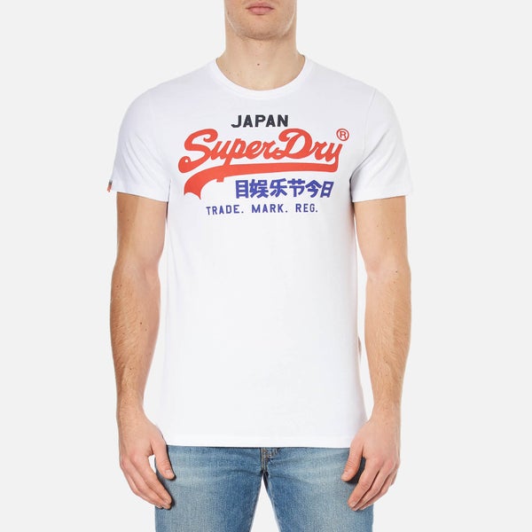 Superdry Men's Vintage Logo New Tri T-Shirt - Optic