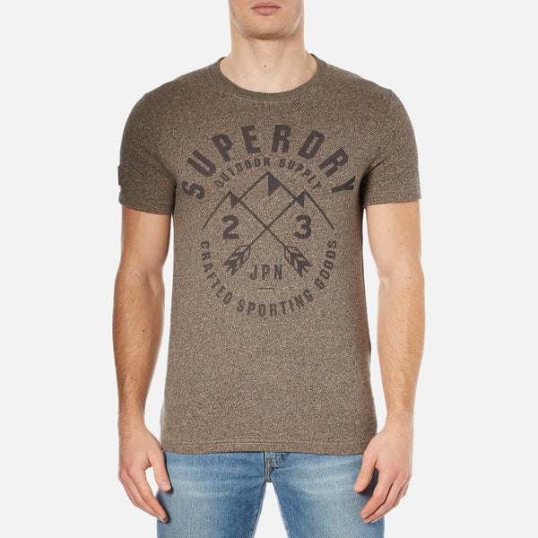 Superdry Men's Expedition Short Sleeve T-Shirt - Pebble Jaspe