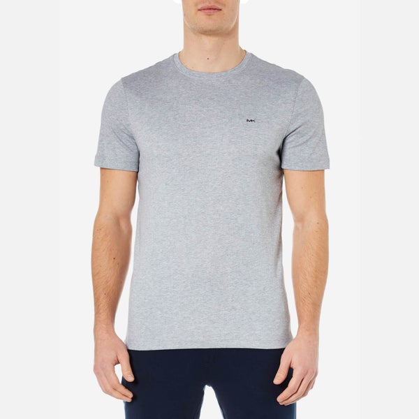 Michael Kors Men's Liquid Jersey Crew Neck Short Sleeve T-Shirt - Heather Grey
