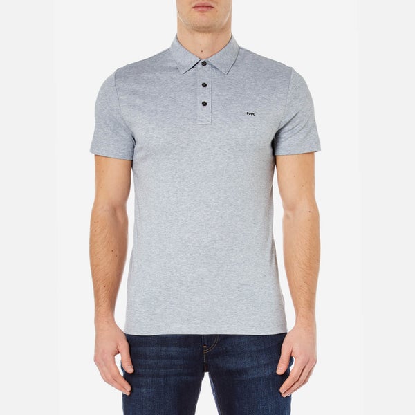 Michael Kors Men's Liquid Cotton Short Sleeve Polo Shirt - Heather Grey