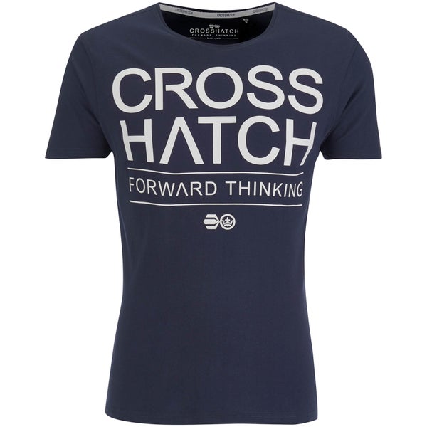 T-Shirt Homme Crosshatch Roshaun - Marine