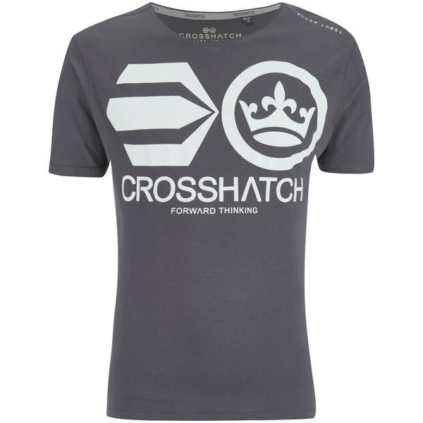 T-Shirt Homme Crosshatch Jomei - Acier