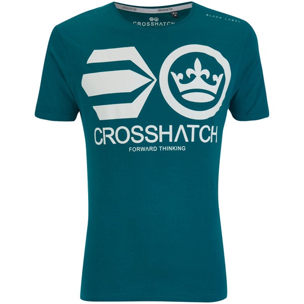 Crosshatch Herren Jomei T-Shirt - Deep Lake