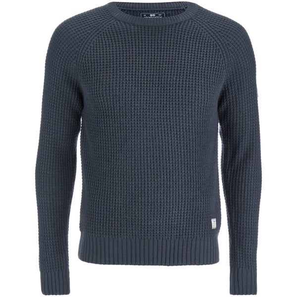 Crosshatch Herren General Jumper - Parisian Night Navy