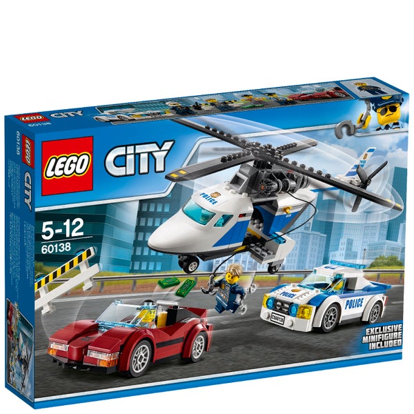 LEGO® City: La course-poursuite en hélicoptère (60138)