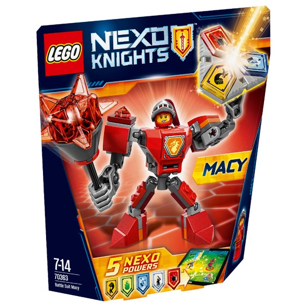 LEGO Nexo Knights: Strijdharnas Macy (70363)