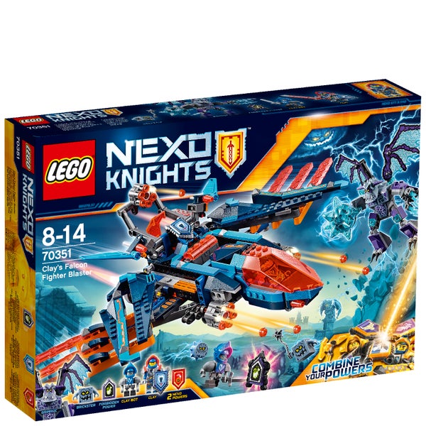 LEGO Nexo Knights: Le faucon de combat de Clay (70351)
