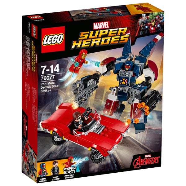 LEGO Marvel Superheroes: Iron Man : L'attaque de Detroit Steel (76077)