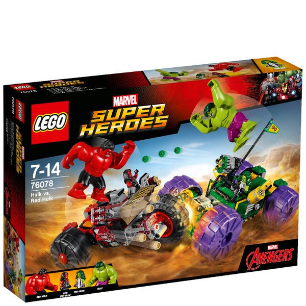 LEGO Marvel Superheroes: Hulk gegen Red Hulk (76078)