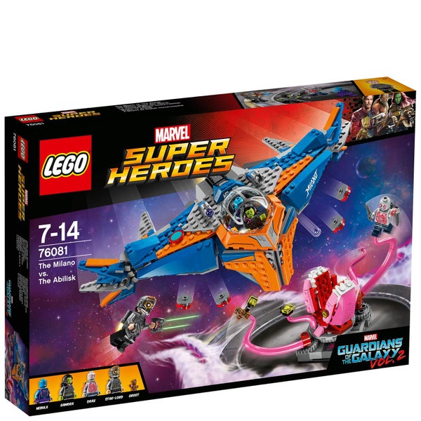 LEGO Marvel Super Heroes: Guardians of the Galaxy Vol.2 Le vaisseau Milano contre l'Abilisk (76081)