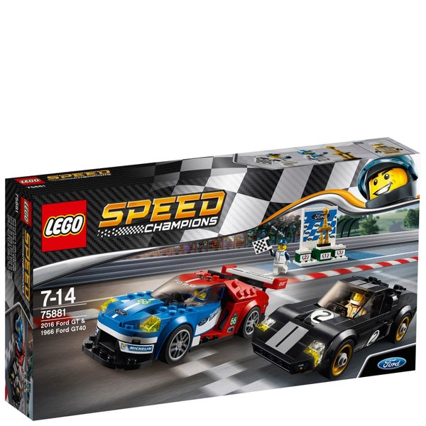 LEGO Speed Champions: 2016 Ford GT & 1966 Ford GT40 (75881)