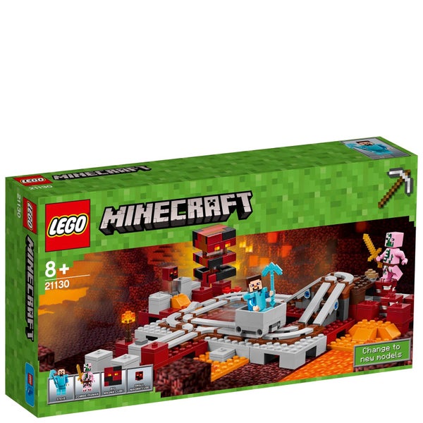 LEGO Minecraft: De Nether spoorweg (21130)