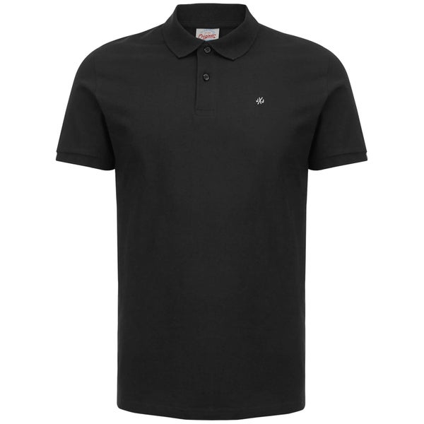 Jack & Jones Originals Men's Perfect Jersey Polo Shirt - Black