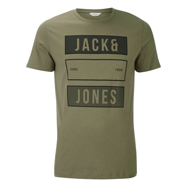 T-Shirt Homme Core Trevor Jack & Jones -Vert